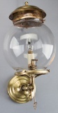 Solid brass Colt marked Saloon Wall Sconce, with 6 1/2