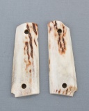 Fine pair of custom Mammoth Ivory Grips for a Colt Model 1911 Automatic Pistol.