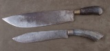 This  consists of two Knives:  (1) Mexican Knife is 16 1/4