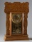 Tall top, antique oak Kitchen or Parlor Clock, circa 1910, made by Ingraham Co., Bristol Ct., clock