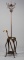 Scarce, antique cast iron Hat and Coat Pole/ Cane / Umbrella Stand, circa 1900-1910, with claw feet