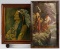 Two antique framed Indian Prints.  One is titled 