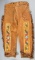 Pair of wool and beaded Indian Ceremonial Chaps, will be accompanied by a pair of Wild West style be
