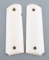 Pair of polished Walrus Ivory Grips for a Colt, Model 1911.