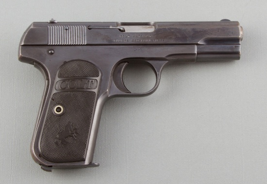 Colt, Model 1908, Semi-Automatic Pistol, .380 Caliber, SN 29690, 4" barrel, retains 95% of original