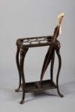 Floor model, claw foot Cane and Umbrella Stand that is the mate to previous , circa 1900-1910, excel