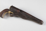 Civil War Period Slim Jim Holster in excellent condition.  This holster originally carried the revol