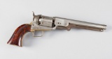 Colt, 1851 Navy Revolver, .36 Caliber, SN 2257, complete with Belt Rig.  Revolver has been cleaned,