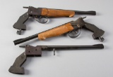 The following  consists of three Hammerli, Model 102 Target Pistols, SN 4261, 4265 and 4266, barrele