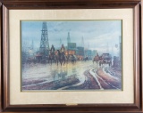 An original double signed and numbered print by noted Texas Artist G. Harvey.  Number 12 of 2250, Ti