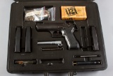Cased Jericho, Model 941, Semi-Automatic Pistol, two barrel set, 9 MM / .41 AE Caliber, SN 7418, 4 1