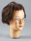 1920s-1930s Mannequin Display Head with glasses, good condition, 12