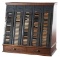 Early oak case Country Store, counter top, Receipt Filing Box, made by National, 25 1/2