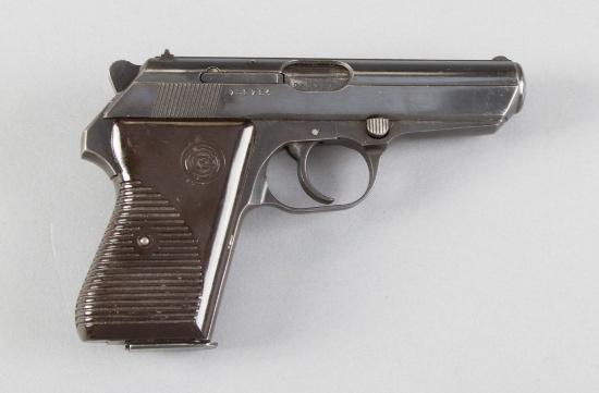 CZ, Model 1950, Semi-Automatic Pistol, 7.65 MM (.32 ACP) Caliber, SN 730784, 3 3/4" barrel, blue fin
