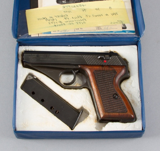 Mauser-Werke, Model HSC, Semi-Automatic Pistol, 9 MM KUTZ Caliber, SN 0131699, 3 5/8" barrel, blue f