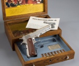Factory engraved Colt WWII Commemorative, Model 1911, Semi-Automatic Pistol, .45 ACP Caliber, SN 140