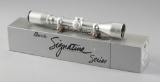 Burris Signature Special 6x Scope, SN 102039, brushed satin finish, sold with scope mounts in origin