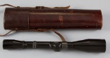 Bushnell, SN 18459, Scope Master 6x.  Sold in a leather carry case with strap.