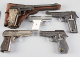 This  consists of five Pistols:  FNH, Model 27, Semi-Automatic Pistol, 7.65 MM (.32 ACP) Caliber, SN