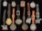 Collection of 12 vintage Watch Fobs, eight with original straps, most are advertising Fobs, one is m