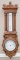 Outstanding, high quality, antique oak, highly carved hanging Barometer / Thermometer, beautiful han