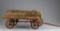 Miniature Log Wagon with logs, extra single tree and double tree.  Wagon measures 22