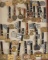 Collection of approximately 40 Advertising Watch Fobs some with leather straps, some without straps,
