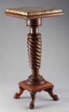 Antique, claw foot Bronze Pedestal, circa 1900-1910, 36 1/2