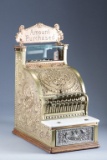 Antique Brass National Cash Register, Model 313, SN 1429524, last patent 1905, excellent working ord