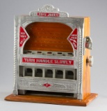 1930s Field, rare Five Jacks Penny Drop Gambling Machine Trade Stimulator, 18