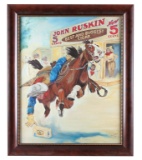 Framed Oil Painting, signed by artist Tammy Allman, dated 2004.  Painting advertises 