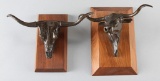 Pair of original Bronze Sculptures by noted Texas Artist, Archie Castleberry. One is #29 of 100, the