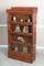 Antique Walnut, four stack Bookcase by Globe-Wernicke, in original finish, 36