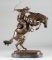 Large western Bronze titled 