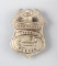 Coeur D'Alene Tribal Police, Tensed, Idaho Badge, shield shape with full spread eagle crest, 2 5/8