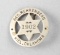 Geo. Wehrenberg #1902 Kiel, Oklahoma Badge, circle star, 1