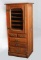 Antique, oak Dental Cabinet with plaque 