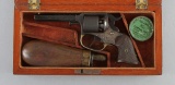 Antique, Cased Remington Rider, Percussion Pocket Revolver, .31 Caliber, SN 723, manufactured 1860-1