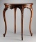 High quality antique French walnut carved oval Parlor Table in excellent condition.  Table measures