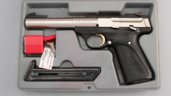 Nice condition Browning, Model Buck Mark, Semi-Automatic Pistol, .22 LR caliber, SN 515MX21845, 5 1/