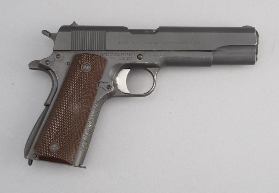 Remington Rand, Model 1911 A1 U.S. Army, .45 ACP caliber, SN 1767617, Semi-Automatic Pistol, 5" barr