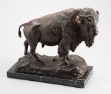 Fine quality Bronze Sculpture of Bison, artist marked  