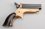 This  consists of two brass frame Vest Pistols, to include a Brass framed Pepperbox, SN 5668 by HROK