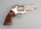 Smith & Wesson, Model 19-3, Double Action Revolver, .357 MAG caliber, SN 4K75185, nickel finish, 4