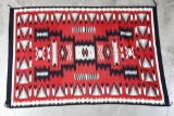 Gorgeous Navajo Rug, beautiful color and condition, showing tight weaving, exceptional quality, 48