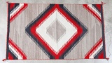 Unique Navajo Rug, very nice condition, showing great lazy lines, 33