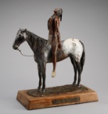 Original Bronze Sculpture by the late Coryell County, Texas artist C.E. Shirey, Jr., (1928-2013)#2 o