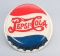 Very collectible, vintage celluloid Pepsi Cola Button, with original easel back, 9