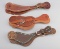 Group of three pairs of two piece Spur Straps: (1)  Pair of 