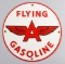 Vintage raised porcelain Advertising Sign for Flying A Gasoline, very good condition, 10
